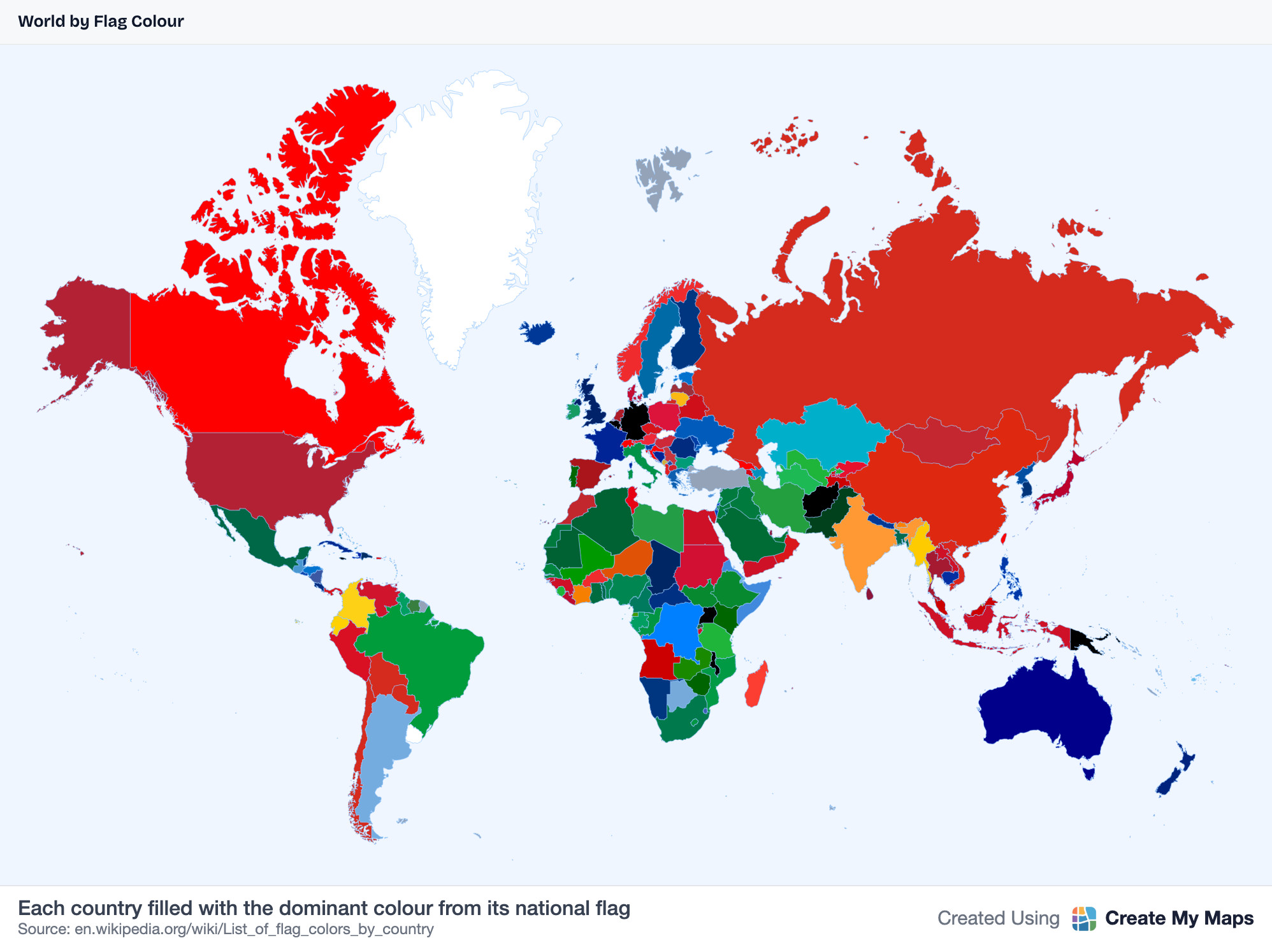World by Flag Colour (2)