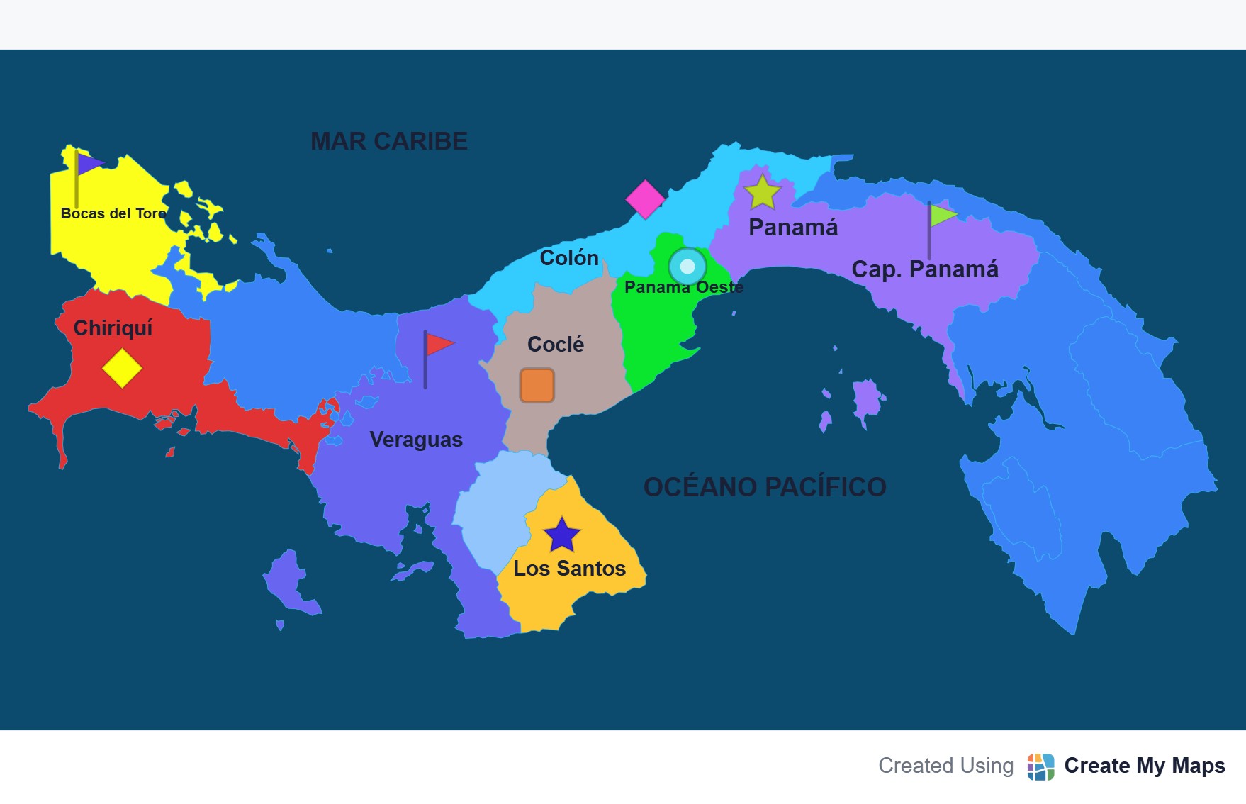 mapa inmortales distribucion