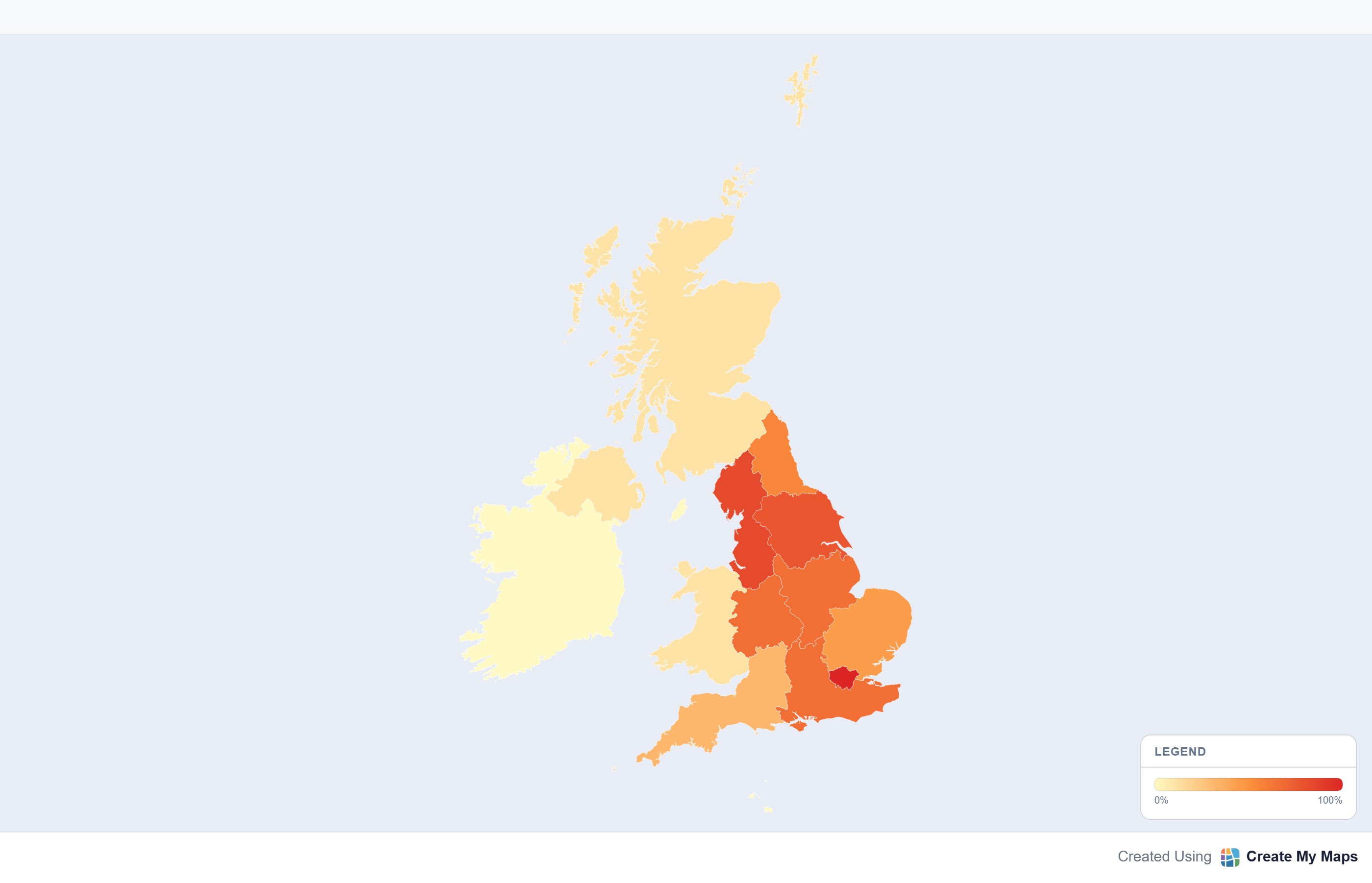 UK Service and Parts Map